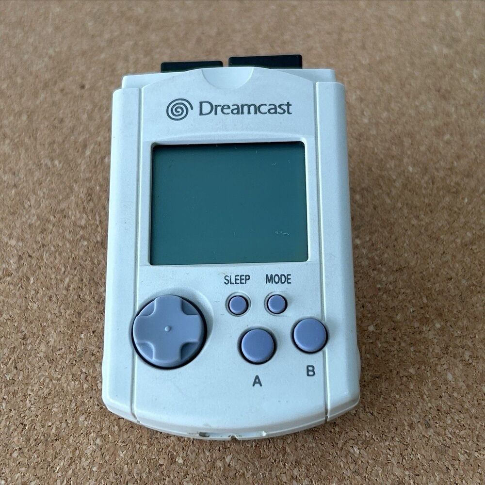 Sega Dreamcast HKT-7000 VMU Visual Memory Unit White